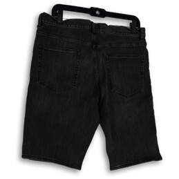 NWT Mens Gray Medium Wash Stretch Pockets Classic Denim Shorts Size 34 alternative image