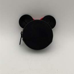 Kate Spade X Disney Minnie Mouse Womens Red Black Zip Coin Purse Wallet