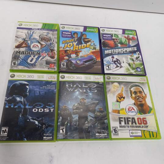 Bundle of 6 Assorted  XBOX 360 Games image number 1