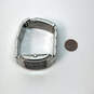 Designer Fossil FS- 4009 Silver-Tone Strap Rectangular Dial Wristwatch image number 2