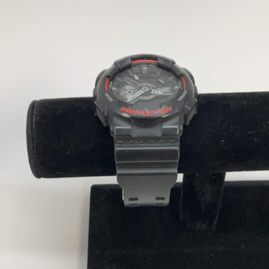 Designer Casio G-Shock GA110 HR Black Adjustable Strap Digital Wristwatch image number 1