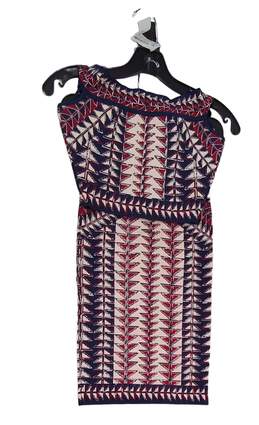 BCBG Maxazria Women's Multicolor Geometric Sleeveless Two Piece Skirt Set Size XXS alternative image