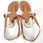 Vince Camuto Leather Adalina Sandals Tan 7.5 image number 1