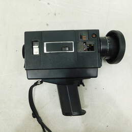 Sankyo XL-60S Sound Super 8 Film Movie Camera W/ 7.5-45mm F1.2 Zoom W/ Manuals & Mic In Case For Parts Or Repair