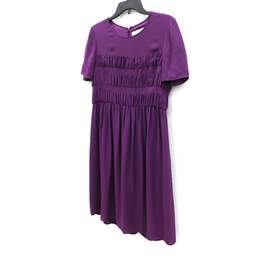 Burberry London Purple Knee-Length Women's Dress Size 8 with COA alternative image