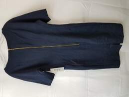 Eliza J Navy Blue Size 10 V-Neck Short Sleeve Dress alternative image