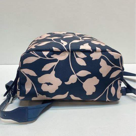 Kate Spade Nylon Karissa Garden Vine Small Backpack Blue image number 6