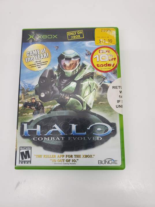 Buy the Original Xbox Halo Combat Evolved Game Disc Untested