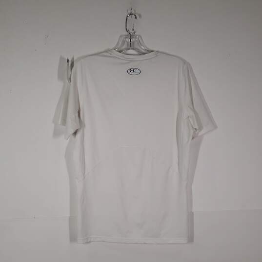 Mens Heatgear Crew Neck Short Sleeve Compression Pullover T-Shirt Size XL image number 2