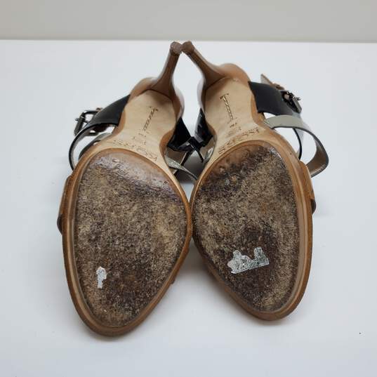 KORS Michael Kors Womens Tri-color Patent Leather Heel Sandals Sz 7 image number 5