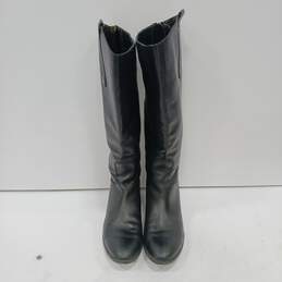 Sam Edelman Women's Black Penny Soft Leather Tall Riding Boots Size 8.5M