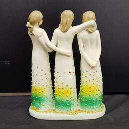 Three Women Furnishing Articles Figurine IOB alternative image