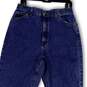 NWT Womens Blue Denim Medium Wash Stretch Pockets Tapered Jeans Size 14MT image number 3