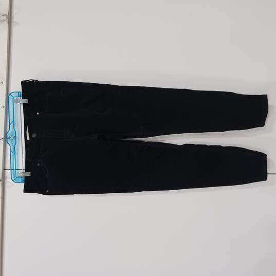 Women's Black Corduroy Pants Size 12 image number 1