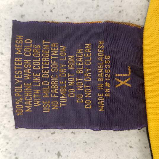 Lacoste Men Yellow Purple Wish 19 Jersey XL image number 4