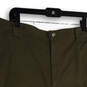 NWT Mens Green Flat Front Regular Fit Pockets Comfort Cargo Shorts Sz 42X9 image number 3