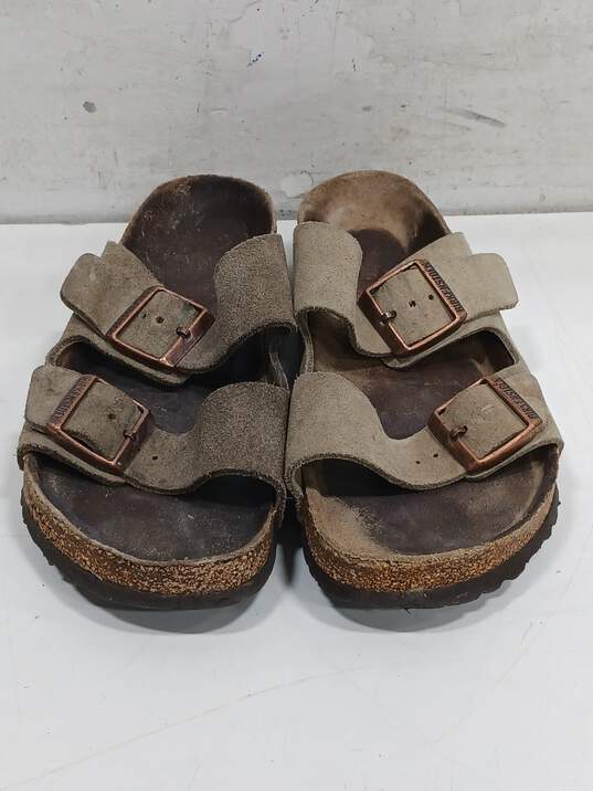 Birkenstock Gray Suede Sandals image number 1