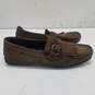 TOD'S Italy Brown Suede kiltie Loafers Shoes Men's Size 10.5 M image number 1