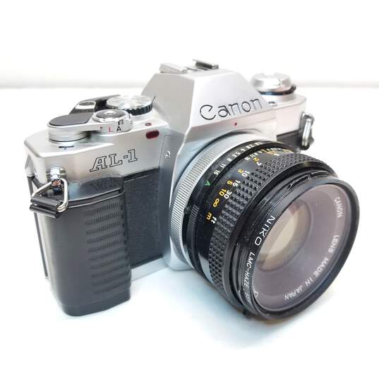 Canon AL-1 QF 35mm SLR Camera w/Canon 50mm 1:1.8 Lens image number 1