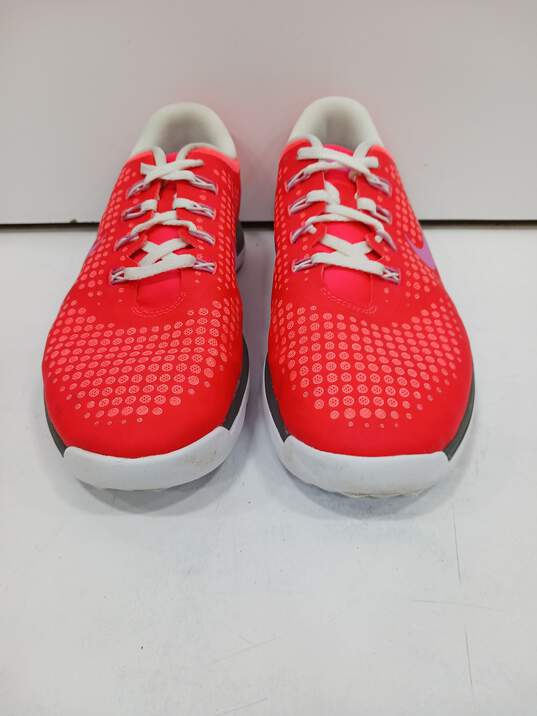 Nike Women's Lunar Empress Red Golf Shoes Size 8.5 image number 1