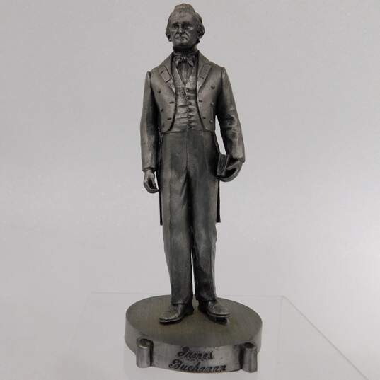 Calhoun Disney Hall Of Presidents Pewter Figurines Roosevelt Buchanan Eisenhower image number 4