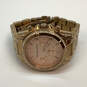 Designer Michael Kors MK-5263 Gold-Tone Chronograph Dial Analog Wristwatch image number 2