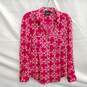 Maeve Women's Pink Floral Print Button Up Blouse Size 2 image number 1