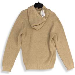 NWT Marine Layer Womens Moore Beige Cowl Neck Hooded Pullover Sweater Size M alternative image