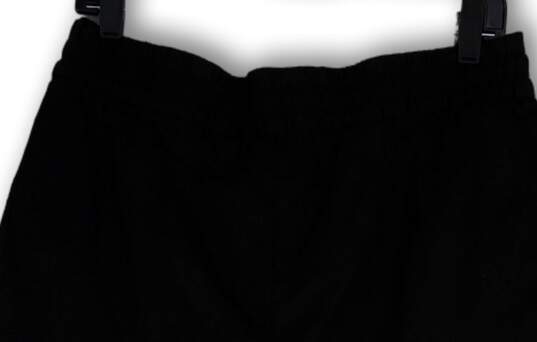 NWT Womens Black Elastic Waist Slash Pocket Pull-On Athletic Shorts Sz S image number 4