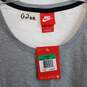 Nike gray and white colorblock t shirt dress XL image number 2