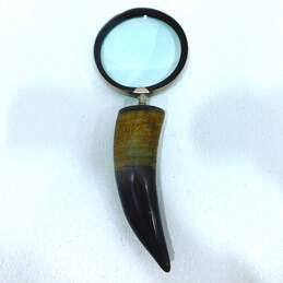 Vintage Magnifying Glass Horn Handle alternative image
