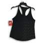 NWT Nike Womens Black Scoop Neck Racerback Pullover Training Tank Top Size M image number 2