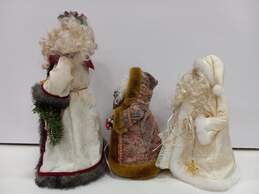 Bundle of 3 Assorted Santa Figurines alternative image