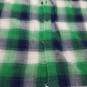 Patagonia green and navy plaid short sleeve button up image number 5