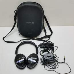 Sony Digital Noise Cancelling rechargeable Headphones with case -tested