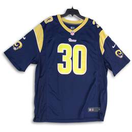 Nike Mens Navy Blue Los Angeles Rams Todd Gurley #30 NFL Jersey Size XXL