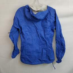 The North Face cornflower blue zip windbreaker jacket women's S alternative image