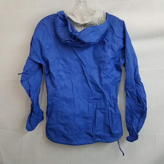 The North Face cornflower blue zip windbreaker jacket women's S image number 2