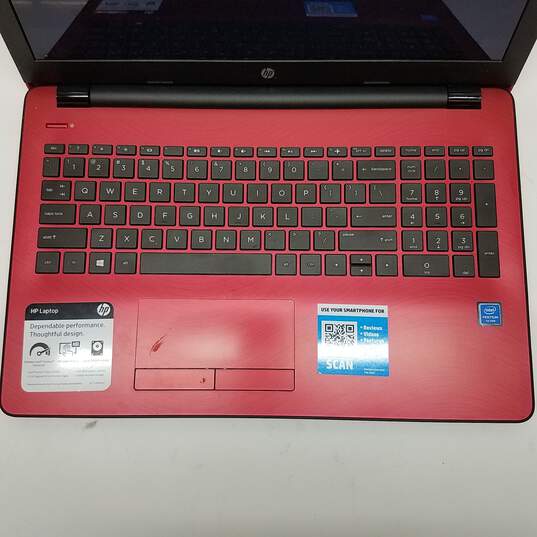 HP Laptop 15in Red Intel Pentium Silver N5000 CPU 4GB RAM & HDD image number 2