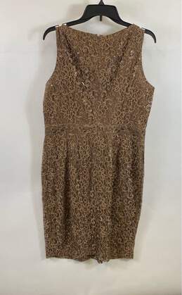Jones New York Brown Casual Dress - Size 14 alternative image