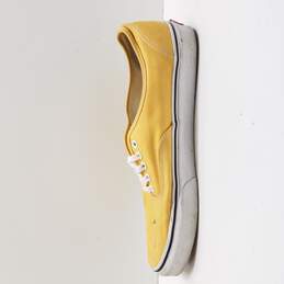 Vans Men's Yellow Authentic Canvas Sneakers Size 11.5 alternative image