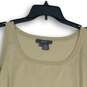 NWT Per Se Womens Beige Scoop Neck Sleeveless Pullover Tank Top Size Large image number 3