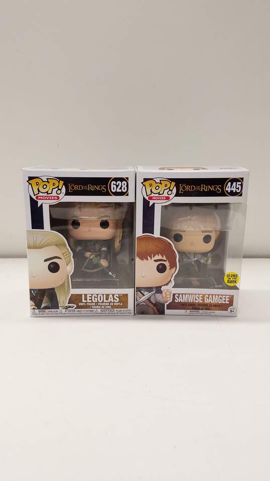 Lot of 2 Funko Pop! Movies: The Lord of the Rings Collectible Figures image number 1