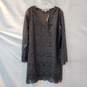 Max Studio Black Long Sleeve Lace Dress NWT Women's Size L image number 1