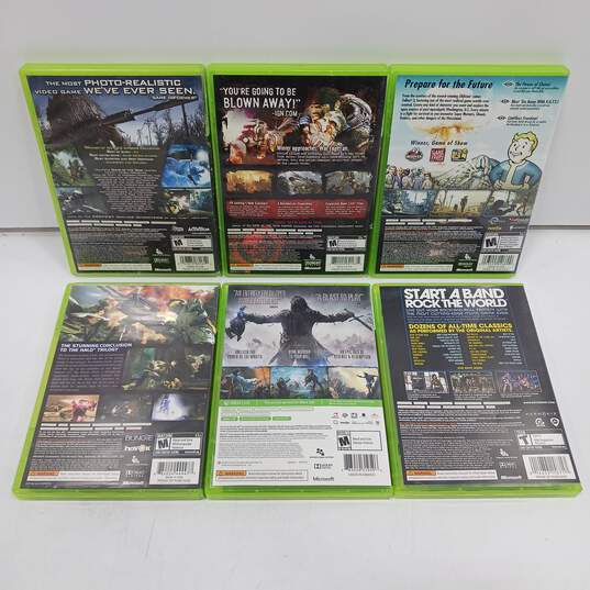 Bundle of 6 Xbox 360 Video Games image number 6