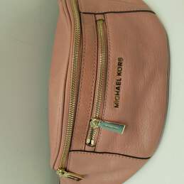 Michael Kors Pink Leather Belt Bag alternative image