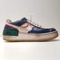 Nike Air Force 1 Shadow Navy White Pink Women's 7.5 image number 1