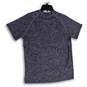 Mens Blue Loose Short Sleeve Crew Neck Pullover T-Shirt Size Small image number 2