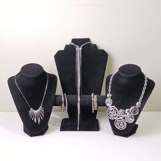 Silver Hues Costume Jewelry Collection image number 1