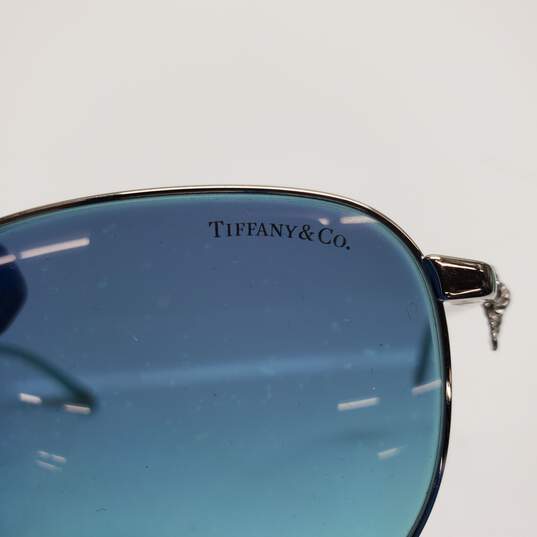 AUTHENTICATED TIFFANY & CO TF3044 6001/45 AVIATORS W/ CASE image number 4